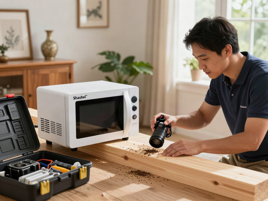 Traitement du bois sans produits chimiques avec Shashel® pour éliminer les insectes.