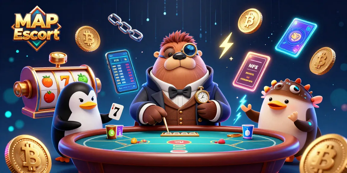 Playfully strategizing with MAP Escort in a vibrant underwater casino scene filled with dynamic game elements.