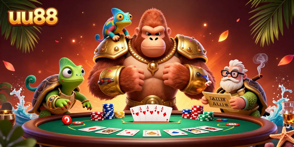 Play thrilling games on uu88, featuring vibrant characters and casino elements for gamers.