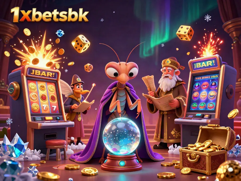 Experience thrilling winning moments with 1xbetsbk's vibrant casino scene filled with dynamic game elements.