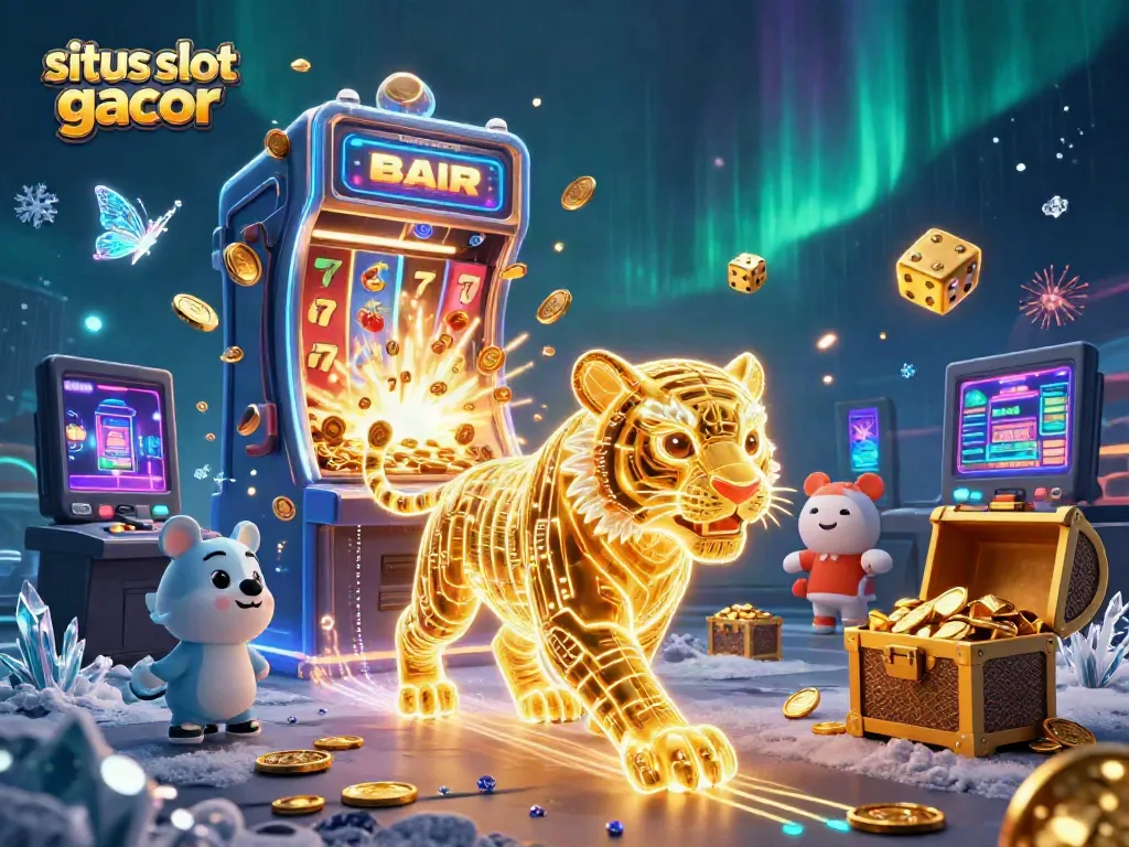 Experience the thrill of situs slot gacor with dynamic casino elements and vibrant 3D characters.